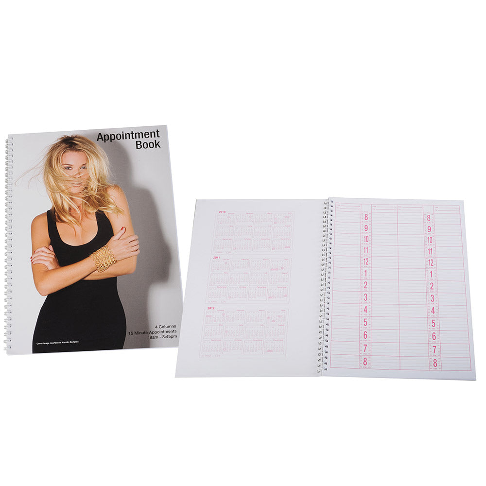 4 Column Appointment Book