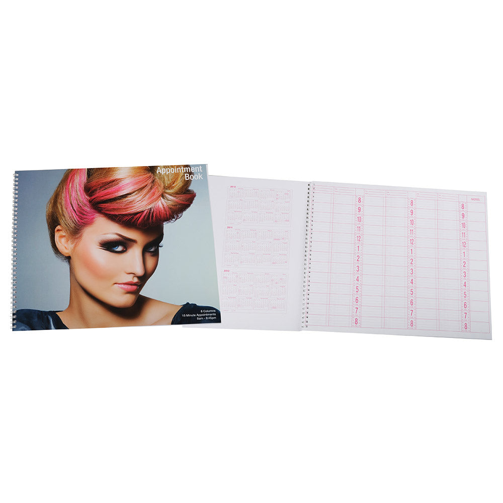 6 Column Appointment Book