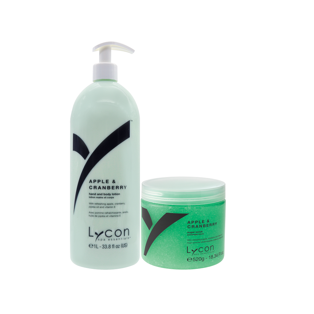 Lycon Spa Apple & Cranberry Lotion and/or Scrub