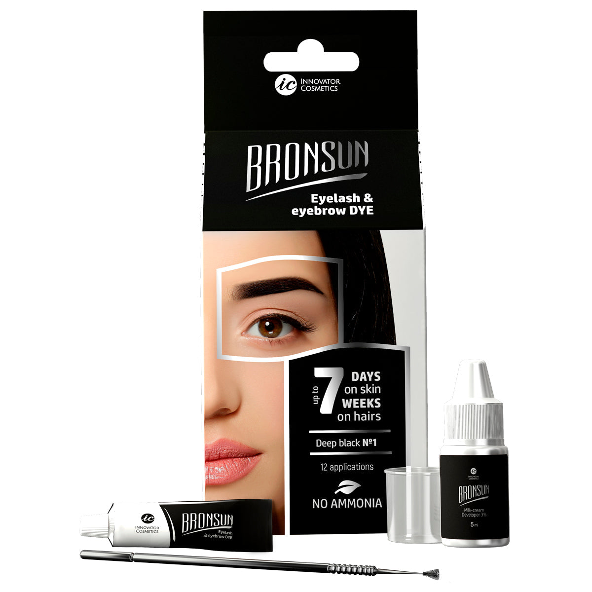 Bronsun Eyelash & Eyebrow Dye Trial Kit