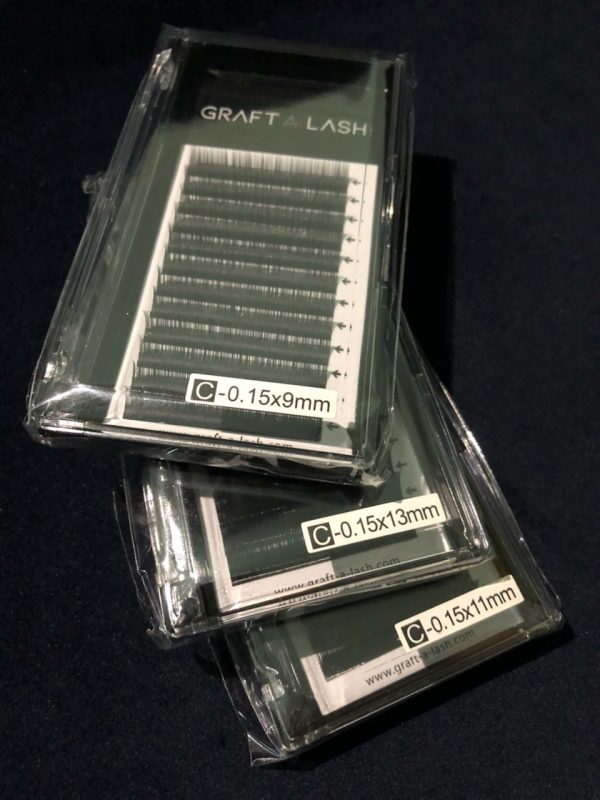 Graft-A-Lash Silk Lash Tray C Curl 0.15