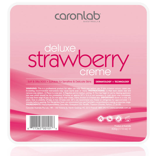 Caron Strawberry Creme Hot Wax Tray 500g