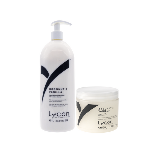 Lycon Spa Coconut & Vanilla Lotion and/or Scrub