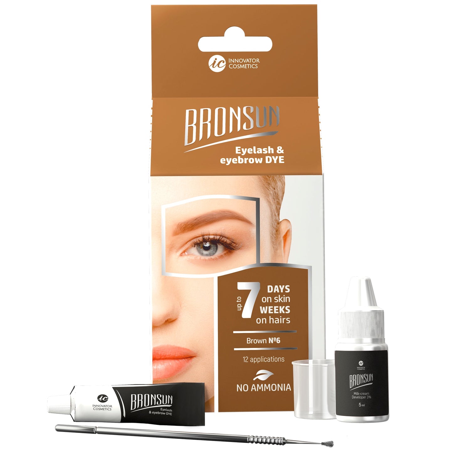 Bronsun Eyelash & Eyebrow Dye Trial Kit