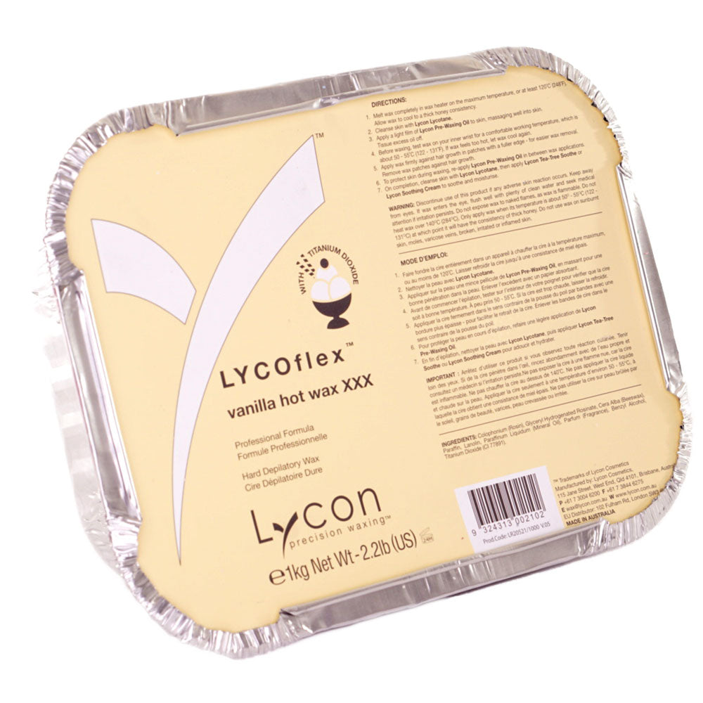 Lycon LYCOflex Vanilla Hot Wax 1kg