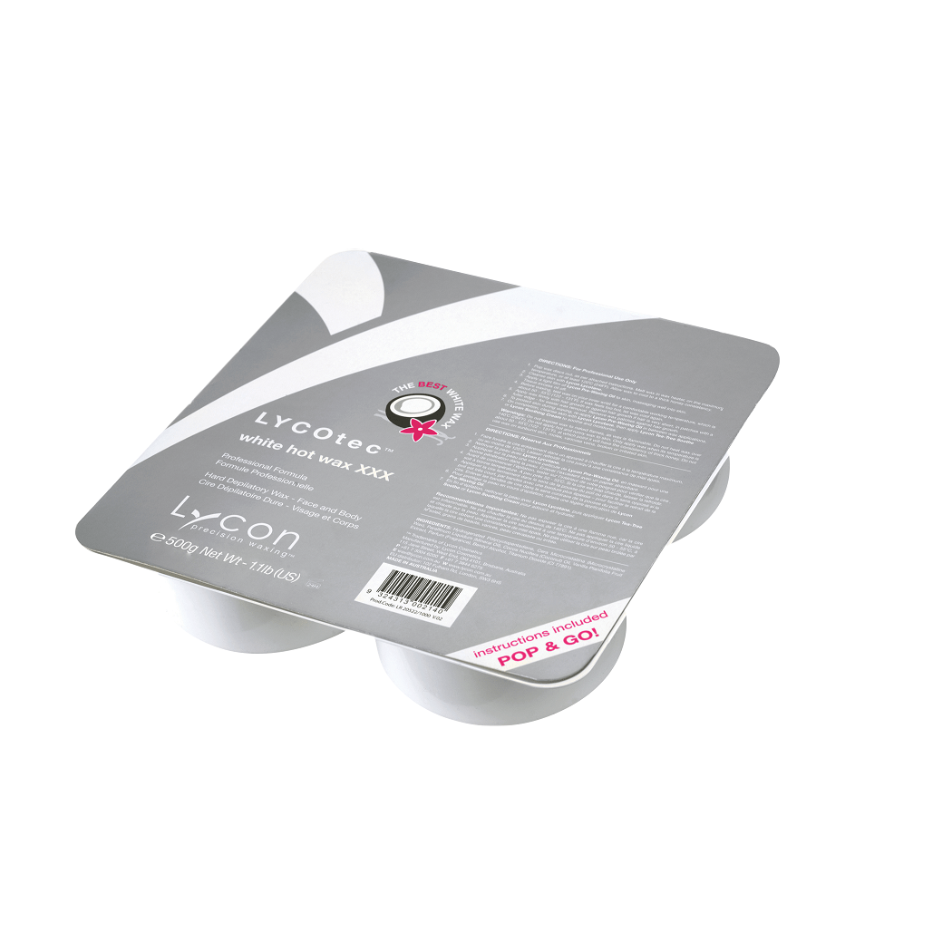 Lycon LYCOtec White Hot Wax Tray 500g