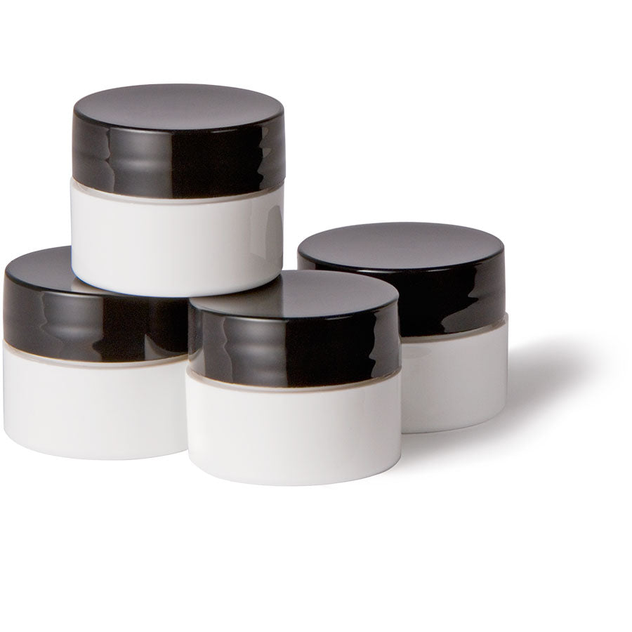 White Mixing Jars - 4pk