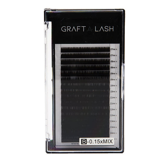 Graft-A-Lash Silk Lash Tray B Curl 0.15 Mix