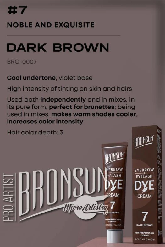 Bronsun Lash And Brow Cream Dye 15ml