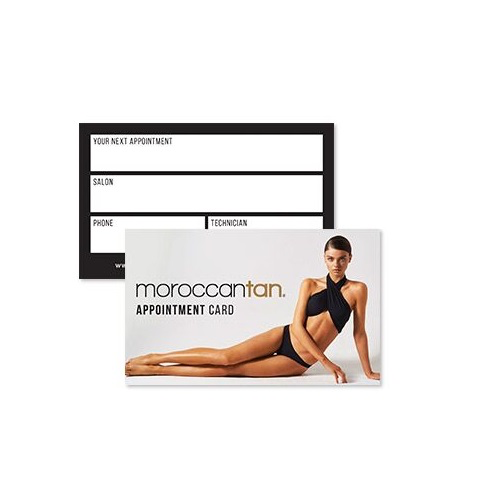 MoroccanTan Appointment Cards 100 Pack