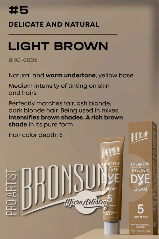 Bronsun Lash And Brow Cream Dye 15ml