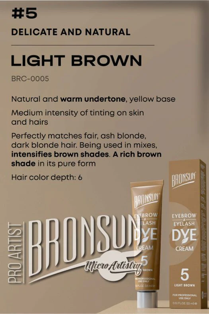 Bronsun Lash And Brow Cream Dye 15ml