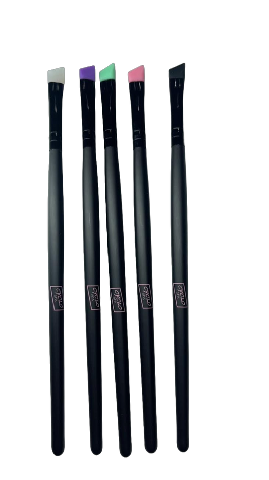 Angled Silicone Brow Brush