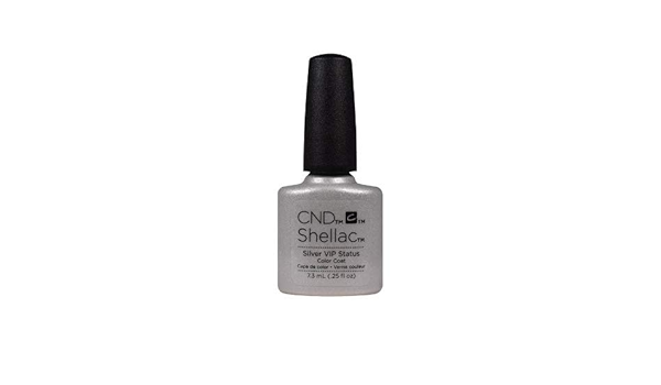 CND Shellac Colours - Silver VIP