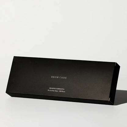 Brow Code Pre-Cut Wax Strips - Black