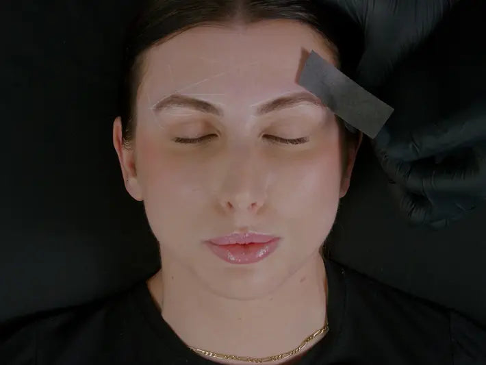 Brow Code Pre-Cut Wax Strips - Black