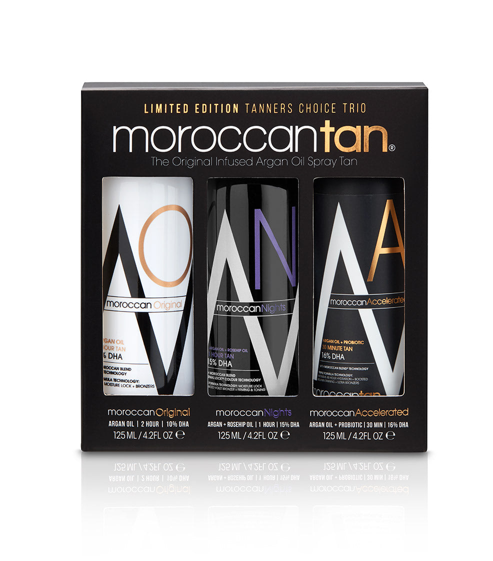 Moroccan Tan Tanners Choice Trio - Sample Pack 3x125ml